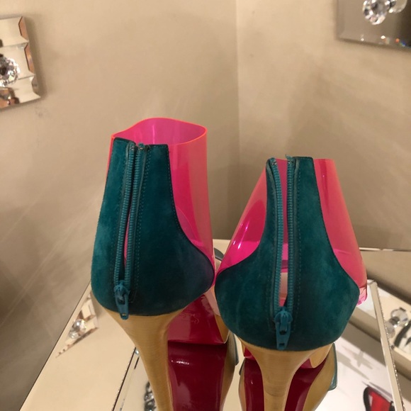 Christian Louboutin Multicolored Sandals Size 38 - Picture 7 of 8